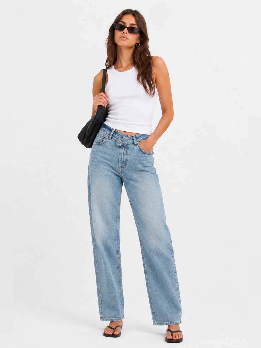 DAZE Denim Sundaze High Rise Straight Jeans Retro 90s Revival Light Wash Size 27